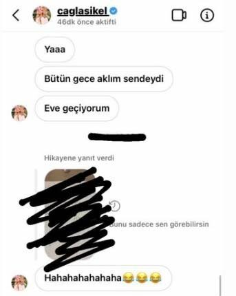 cagla sikel ile izzet antebi nin mesajşlari ifsa oldu 2